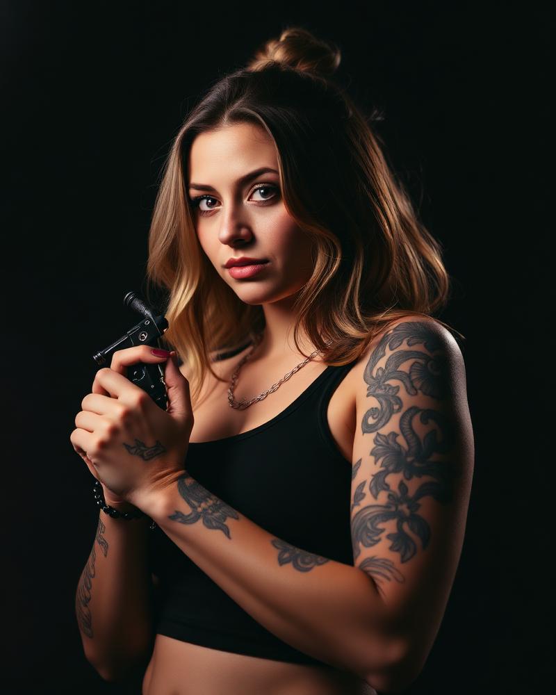 Portrait of tattoo artist Mara Voss