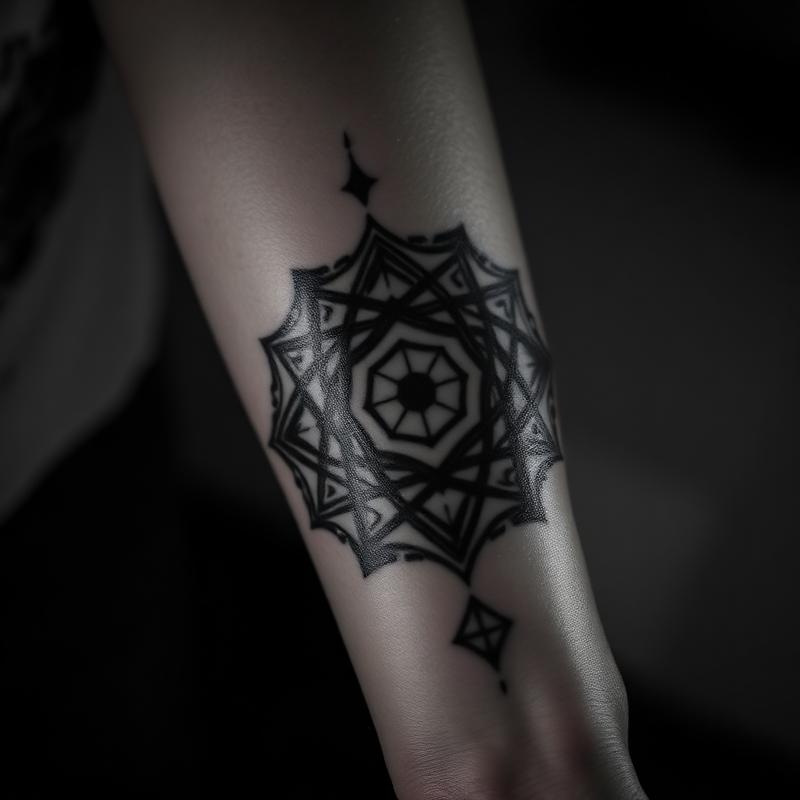 Ornamental Mandala — Blackwork tattoo by Sasha Roen
